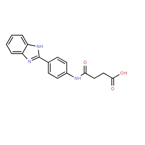 4-[[4-(1H-苯并咪唑-2-基)苯基]氨基]-4-氧代-丁酸