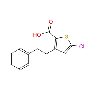 5-氯-3-苯乙基噻吩-2-羧酸