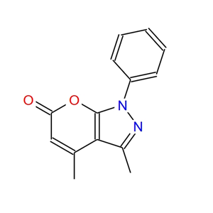 3,4-二甲基-1-苯基吡喃并[2,3-C]吡唑-6(1H)-酮