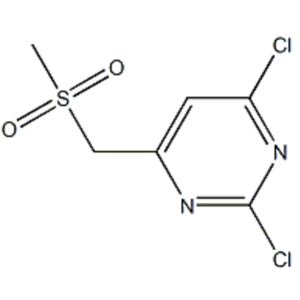 2,4-二氯-6-((甲磺?；?甲基)嘧啶,2,4-Dichloro-6-((methylsulfonyl)methyl)pyrimidine