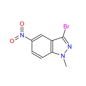 3-溴-1-甲基-5-硝基-1H-咪唑,3-Bromo-1-methyl-5-nitro-1H-indazole