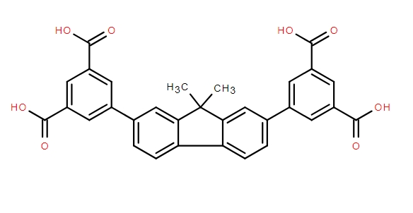 2,7-二(3,5-二羧基苯基)-9,9-二甲基芴,2,7-bis (3,5-dicarboxyphenyl) - 9,9-dimethylfluorene