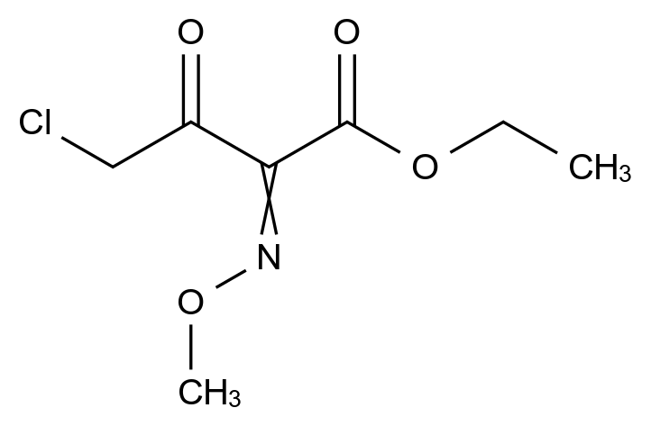 4-氯-2-(甲氧基亚氨基)-3-氧丁酸乙酯,ethyl 4-chloro-2-(methoxyimino)-3-oxobutyrate