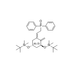 度骨化醇雜質(zhì)09,((Z)-2-((3S,5R)-3,5-bis((tert-butyldimethylsilyl)oxy)-2-methylenecyclohexylidene)ethyl)diphenylphosphine oxide