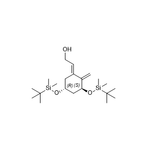 度骨化醇雜質(zhì)21,(E)-2-((3S,5R)-3,5-bis((tert-butyldimethylsilyl)oxy)-2-methylenecyclohexylidene)ethan-1-ol