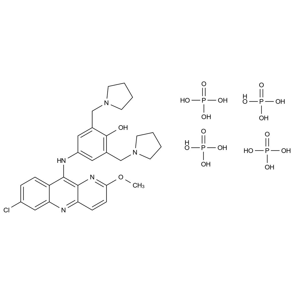 四磷酸咯萘啶,Pyronaridine Tetraphosphate