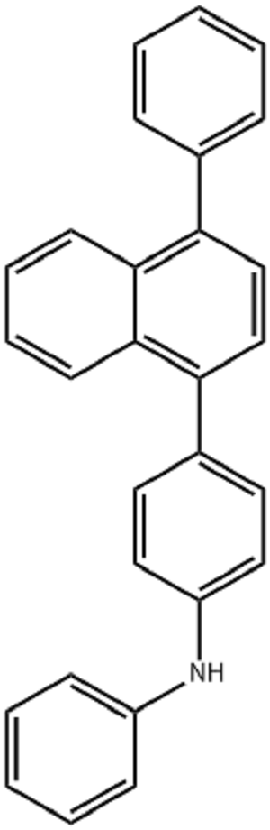 N-苯基-4-(4-苯基萘-1-基)苯胺,Benzenamine, N-phenyl-4-(4-phenyl-1-naphthalenyl)-