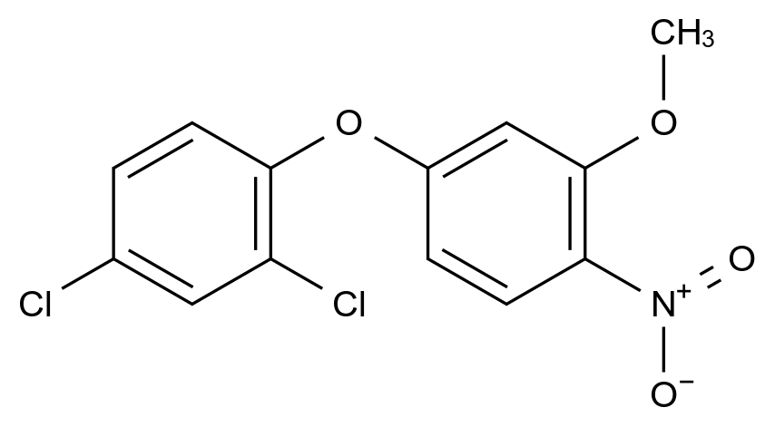 甲氧除草醚,VO5437P1A2
32861-85-1
Chlomethoxyfen [BSI:ISO]
Chlormethoxynil
Chlomethoxynil
2,4-Dichlorophenyl 3-methoxy-4-nitrophenyl ether
Ether, (2,4-dichlorophenyl) (3-methoxy-4-nitrophenyl)
X-52
BRN 2158908
CCRIS 7157
Chlomethoxyfen
4-(2,4-Dichlorophenoxy)-2-methoxy-1-nitrobenzene
5-(2,4-Dichlorophenoxy)-2-nitroanisole
2,4-Dichlorophenyl 3'-methoxy-4'-nitrophenyl ether
Diphenex
EINECS 251-266-1
Ekkusagoni
UNII-VO5437P1A2