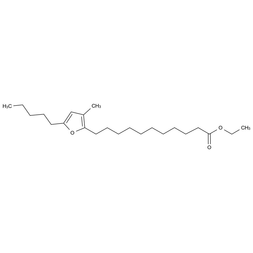 11-(3-甲基-5-戊基呋喃-2-基)十一酸乙酯,ethyl 11-(3-methyl-5-pentylfuran-2-yl)undecanoate