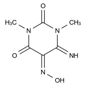 CATO_5-(羥基亞氨基)-6-亞氨基-1,3-二甲基二氫嘧啶-2,4(1H,3H)-二酮_58537-55-6_97%