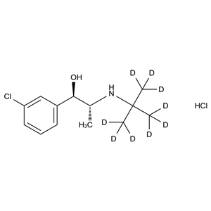 盐酸安非他酮杂质-D9（对映异构体混合物）,threo-Hydrobupropion-d9 HCl（enantiomer）