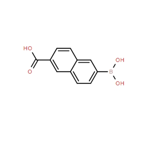 6-二羥硼基-2-萘甲酸,6-Borono-2-naphthoic acid