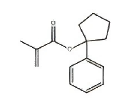 2-甲基-1-苯基環(huán)戊酯-2-丙烯酸,2-Propenoic acid, 2-methyl-, 1-phenylcyclopentyl ester