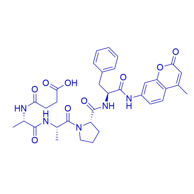 α-凝乳胰蛋白酶熒光底物多肽,Suc-Ala-Ala-Pro-Phe-AMC