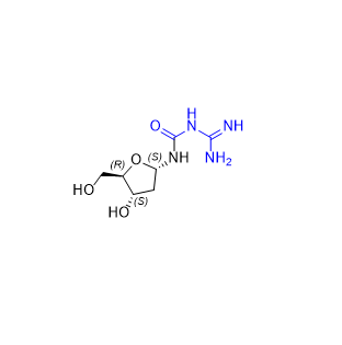 地西他濱雜質(zhì)03,N-(Aminoiminomethyl)-N′-(2-deoxy-α-D-erythro-pentofuranosyl)urea