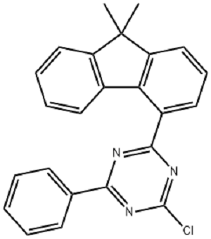 2-氯-4-(9,9-二甲基-9H-芴-4-基)-6-苯基-1,3,5-三嗪,1,3,5-Triazine, 2-chloro-4-(9,9-dimethyl-9H-fluoren-4-yl)-6-phenyl-