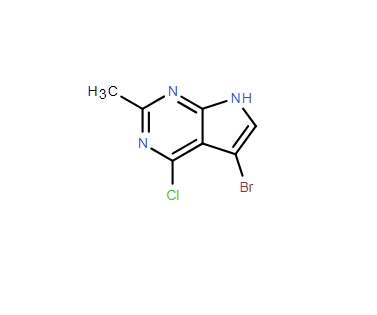 5-溴-4-氯-2-甲基-7h-吡咯并[2,3-d]嘧啶,5-bromo-4-chloro-2-methyl-7h-pyrrolo[2,3-d]pyrimidine