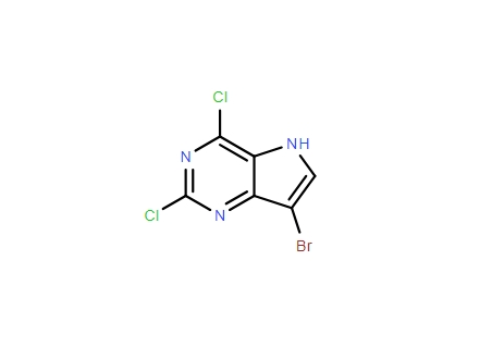 7-溴-2,4-二氯-5H-吡咯并[3,2-d]嘧啶,7-bromo-2,4-dichloro-5H-pyrrolo[3,2-d]pyrimidine