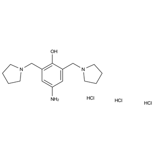 4-氨基-2,6-双(吡咯烷-1-基甲基)苯酚 3HCl,4-Amino-2,6-bis(pyrrolidin-1-ylmethyl)phenol 3HCl