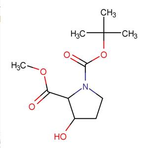 (2S,3R)-1-叔丁基 2-甲基 3-羟基吡咯烷-1,2-二羧酸酯