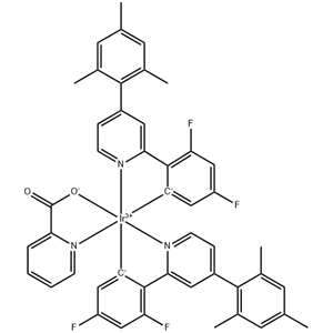 PHFIRPIC,二[2-(4,6-二氟苯基)-4-(2,4,6-三甲基苯基)吡啶-C2,N]吡啶甲酰