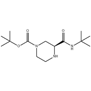 4-叔丁氧羰基-2(S)-哌嗪叔丁酰胺