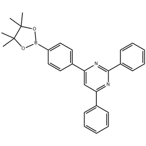 2,4-二苯基-6- [4-(4,4,5,5-四甲基-1,3,2-二氧硼杂环戊烷-2-基)苯基] - 嘧啶,2,4-diphenyl-6-[4-(4,4,5,5-tetramethyl-1,3,2-dioxaborolan-2-yl)phenyl]-Pyrimidine
