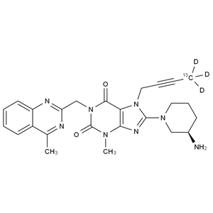 CATO_利格列汀-13C-d3_1398044-43-3_97%