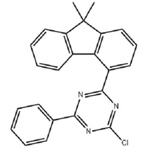 2-氯-4-(9,9-二甲基-9H-芴-4-基)-6-苯基-1,3,5-三嗪,1,3,5-Triazine, 2-chloro-4-(9,9-dimethyl-9H-fluoren-4-yl)-6-phenyl-