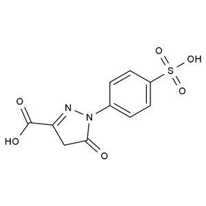 CATO_5-氧代-1-(4-磺苯基)-4- 5-二氢-1H-吡唑-3-羧酸_118-47-8_97%