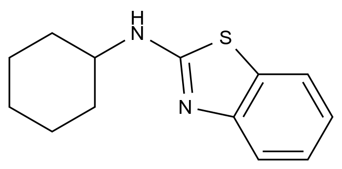 N-cyclohexyl-1,3-benzothiazol-2-amine,N-cyclohexyl-1,3-benzothiazol-2-amine