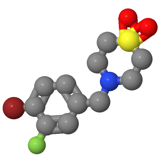 4-[(4-溴-3-氟苯基)甲基]-1λ-硫代嗎啉-1,1-二酮,4-[(4-bromo-3-fluorophenyl)methyl]-1λ-thiomorpholine-1,1-dione