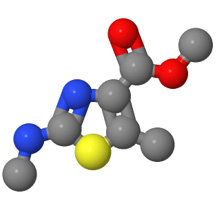 5-甲基-2-(甲基氨基)噻唑-4-羧酸甲酯,Methyl 5-methyl-2-(methylamino)thiazole-4-carboxylate