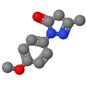 1-(4-methoxy)phenyl-3-methyl-5-pyrazolone；60798-06-3