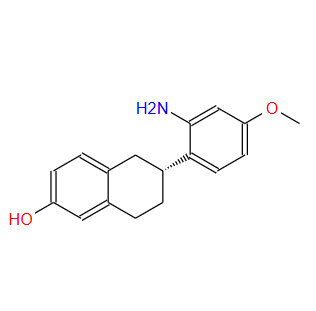 (6R)-6-(2-氨基-4-甲氧基苯基)-5,6,7,8-四氫-2-萘酚,(R)-6-(2-amino-4-methoxyphenyl)-5,6,7,8-tetrahydronaphthalen-2-ol