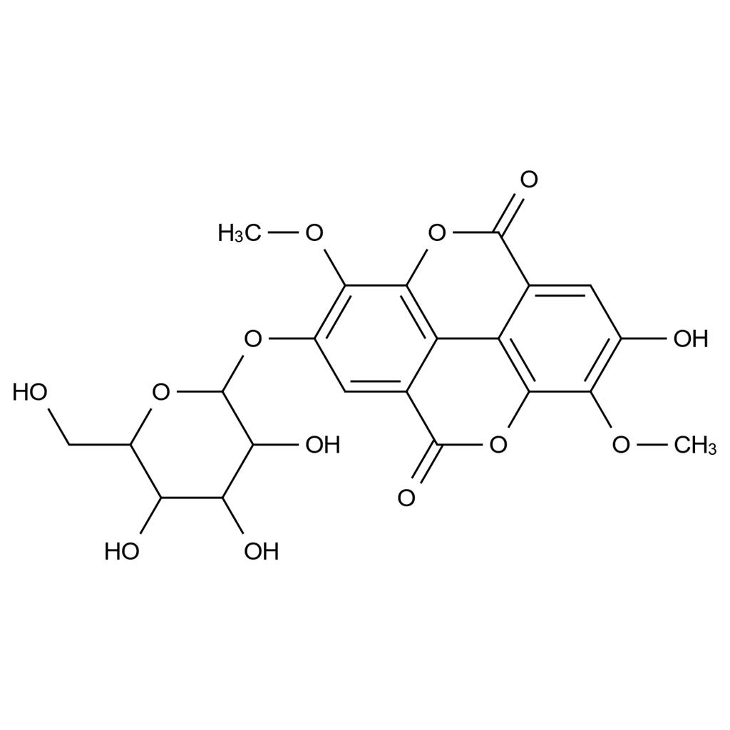 3,3'-二甲基鞣花酸-4'-O-葡萄糖苷,3,3'-Di-O-methylellagic acid 4'-glucoside