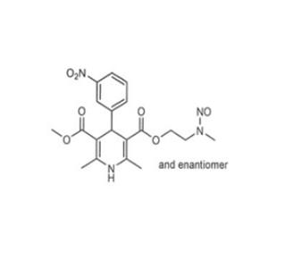 3-甲基-5-(2-(甲基(亞硝基)氨基)乙基)2,6-二甲基-4-(3-硝基苯基)-1,4-二氫吡啶-3,5-二羧酸鹽,3-Methyl-5-(2-(methyl(nitroso)amino)ethyl)2,6-dimethyl-4-(3-nitrophenyl)-1,4-dihydropyridine-3,5-dicarboxylate