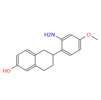 6-(2-氨基-4-甲氧基苯基)-5,6,7,8-四氫-2-萘酚,2-Naphthalenol, 6-(2-amino-4-methoxyphenyl)-5,6,7,8-tetrahydro-