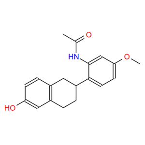 Acetamide, N-[5-methoxy-2-(1,2,3,4-tetrahydro-6-hydroxy-2-naphthalenyl)phenyl]-