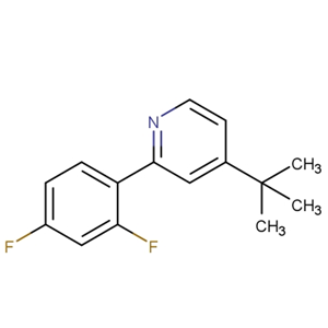 583052-24-8  2-(2,4-二氟苯基)-4-叔丁基吡啶   2-(2,4-difluorophenyl)-4-(1,1-dimethylethyl)-pyridine