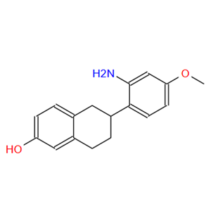 6-(2-氨基-4-甲氧基苯基)-5,6,7,8-四氫-2-萘酚；722520-36-7