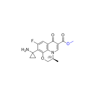 帕珠沙星雜質(zhì)12,methyl (S)-10-(1-aminocyclopropyl)-9-fluoro-3-methyl-7-oxo-2,3-dihydro-7H-[1,4]oxazino[2,3,4-ij]quinoline-6-carboxylate