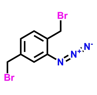 2-疊氮-1,4-雙（溴甲基）苯,2-azido-1,4-bis(bromomethyl)benzene