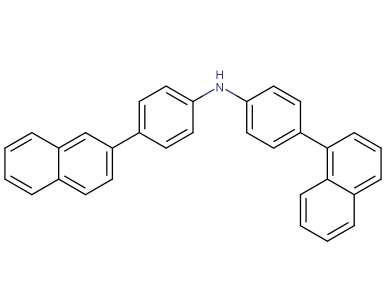 4-(萘-1-基)-N-(4-(萘-2-基)苯基)苯胺,4-(Naphthalen-1-yl)-N-(4-(naphthalen-2-yl)phenyl)aniline