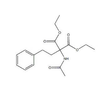 2-乙酰氨基-2-苯乙基丙二醇二乙酯,diethyl 2-acetamido-2-phenethyl-propanedioate