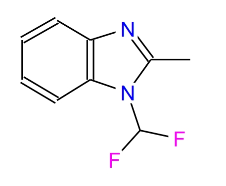 1-(二氟甲基)-2-甲基-1H-1,3-苯并二唑,1H-Benzimidazole,1-(difluoromethyl)-2-methyl