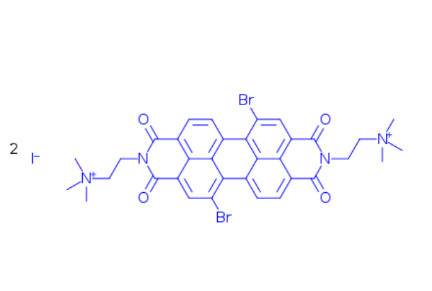 二溴苝酐-N,N-二甲基丙胺衍生物-碘鹽,5,6,12,13-tetrachloro-2,9-bis(2-(dimethylamino)ethyl)anthra[2,1,9-def:6,5,10-d'e'f']diisoquinoline-1,3,8,10(2H,9H)-tetraone