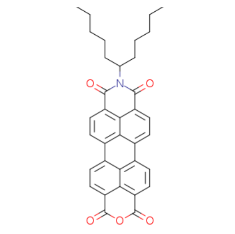 苝酐 苝酰亞胺,9-(1-pentylhexyl)-1H-2-benzopyrano[6′,5′,4':10,5,6]anthra[2,1,9-def]isoquinoline-1,3,8,10(9H)tetrone