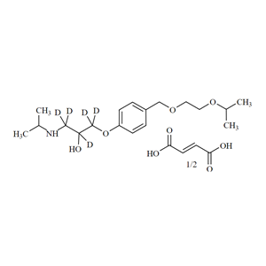 比索洛爾-d5 半富馬酸,Bisoprolol-d5 Hemifumarate