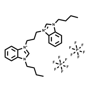 1H-苯并咪唑鎓，3,3′-（1,3-丙二基）雙[1-丁基，六氟磷酸鹽（1-）（1:2）